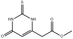 2-(6-羟基-2-巯基嘧啶-4-基)乙酸甲酯 结构式