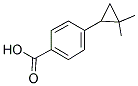 4-(2,2-DIMETHYL-CYCLOPROPYL)-BENZOIC ACID 结构式