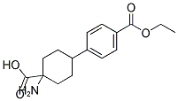 4-(4-Amino-4-carboxycyclohexyl)benzoic acid ethyl ester 结构式