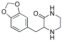 3-BENZO[1,3]DIOXOL-5-YLMETHYL-PIPERAZIN-2-ONE 结构式