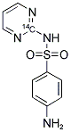 SULFADIAZIN [PYRIMIDINE-2-14C] 结构式