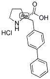 (S)-ALPHA-(4-BIPHENYLMETHYL)-PROLINE-HCL 结构式