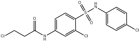 3-Chloro-N-(3-chloro-4-(N-(4-chlorophenyl)sulfamoyl)phenyl)propanamide