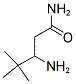 3-AMINO-4,4-DIMETHYL-PENTANOIC ACID AMIDE 结构式