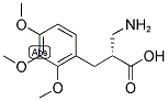 (R)-2-AMINOMETHYL-3-(2,3,4-TRIMETHOXY-PHENYL)-PROPIONIC ACID 结构式