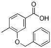 3-苄氧基-4-甲基苯甲酸 结构式