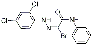 (1E)-2-ANILINO-N-(2,4-DICHLOROPHENYL)-2-OXOETHANEHYDRAZONOYL BROMIDE 结构式
