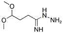 1-IMINO-1-HYDRAZINO-4,4-DIMETHOXY-BUTANE 结构式