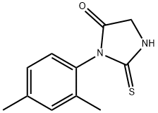 3-(2,4-二甲基苯基)-2-硫代-4-咪唑啉酮 结构式