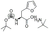 (S)-N-BOC-2-FURYLALANINE-TERT-BUTYLAMINE SALT 结构式