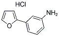 3-(2-FURYL)ANILINE HYDROCHLORIDE 结构式