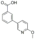 3-(6-Methoxy-3-pyridinyl)benzoic acid 结构式