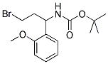 TERT-BUTYL 3-BROMO-1-(2-METHOXYPHENYL)PROPYLCARBAMATE 结构式
