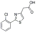 [2-(2-CHLOROPHENYL)-1,3-THIAZOL-4-YL]ACETIC ACID 结构式