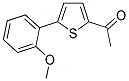 1-[5-(2-甲氧基苯基)-2-噻吩基]乙酮 结构式