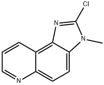 3-METHYL-2-CHLORO-3H-IMIDAZO[4,5-F]QUINOLINE 结构式