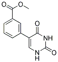 METHYL 3-(2,4-DIOXO-1,2,3,4-TETRAHYDRO-5-PYRIMIDINYL)BENZOATE 结构式