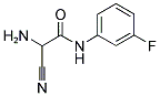 2-AMINO-2-CYANO-N-(3-FLUORO-PHENYL)-ACETAMIDE 结构式