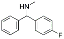 N-[(4-FLUOROPHENYL)(PHENYL)METHYL]-N-METHYLAMINE 结构式