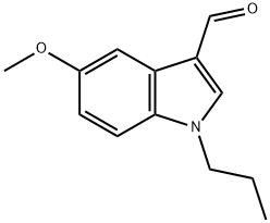 5-甲氧基-1-丙基-1H-吲哚-3-甲醛 结构式