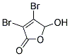 3,4-DIBROMO-5-HYDROXY-5H-FURAN-2-ONE 结构式
