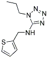 1-PROPYL-N-(THIEN-2-YLMETHYL)-1H-TETRAZOL-5-AMINE 结构式