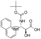 N-BOC-3-(S)-AMINO-2-(S)-HYDROXY-3-NAPHTHALEN-1-YL-PROPIONIC ACID 结构式