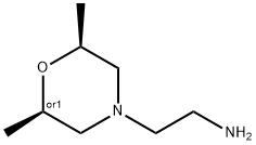 4-(2-AMINOETHYL)-CIS-2,6-DIMETHYLMORPHOLINE 结构式