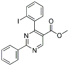 METHYL-2-PHENYL-4-(2-IODOPHENYL)-5-PYRIMIDINE CARBOXYLATE 结构式