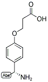 (R)-3-[4-(1-AMINO-ETHYL)-PHENOXY]-PROPIONIC ACID 结构式