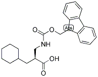 (S)-2-CYCLOHEXYLMETHYL-3-(9H-FLUOREN-9-YLMETHOXYCARBONYLAMINO)-PROPIONIC ACID 结构式