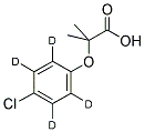 4-氯苯氧异丁酸-D4氘代 结构式