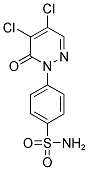 4-(4,5-DICHLORO-6-OXOPYRIDAZIN-1(6H)-YL)BENZENESULFONAMIDE 结构式