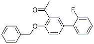 1-[4-(BENZYLOXY)-2'-FLUORO[1,1'-BIPHENYL]-3-YL]ETHANONE 结构式