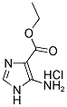 5-氨基-1H-咪唑-4-甲酸乙酯盐酸盐 结构式