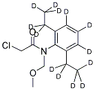 ALACHLOR D13 (2,6-DIETHYLPHENYL D13) 结构式