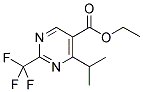 ETHYL-2-TRIFLUOROMETHYL-4-ISOPROPYL-5-PYRIMIDINE CARBOXYLATE 结构式