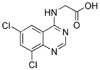 (6,8-DICHLORO-QUINAZOLIN-4-YLAMINO)-ACETIC ACID 结构式