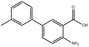 4-AMINO-3'-METHYL-1,1'-BIPHENYL-3-CARBOXYLIC ACID 结构式