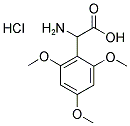 2-AMINO-2-(2,4,6-TRIMETHOXYPHENYL)ACETIC ACID HYDROCHLORIDE 结构式