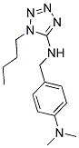 1-Butyl-N-(4-(dimethylamino)benzyl)-1H-tetrazol-5-amine 结构式