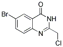 6-Bromo-2-chloromethyl-3H-quinazolin-4-one 结构式