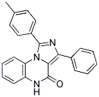 1-(4-Methylphenyl)-3-phenylimidazo[1,5-a]quinoxalin-4(5H)-one 结构式
