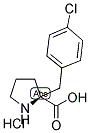 (S)-ALPHA-(4-CHLOROBENZYL)-PROLINE-HCL 结构式