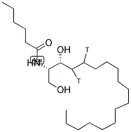 N-HEXANOYL-D-ERYTHRO-DIHYDROSPHINGOSINE, [4,5-3H] 结构式