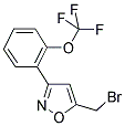 5-BROMOMETHYL-3-(2-TRIFLUOROMETHOXY-PHENYL)-ISOXAZOLE 结构式