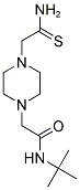2-[4-(2-AMINO-2-THIOXOETHYL)PIPERAZIN-1-YL]-N-(TERT-BUTYL)ACETAMIDE 结构式