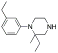 2-ETHYL-1-(3-ETHYLPHENYL)-2-METHYLPIPERAZINE 结构式