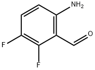 6-氨基-2,3-二氟苯甲醛 结构式