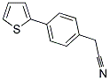 [4-(2-THIENYL)PHENYL]ACETONITRILE 结构式